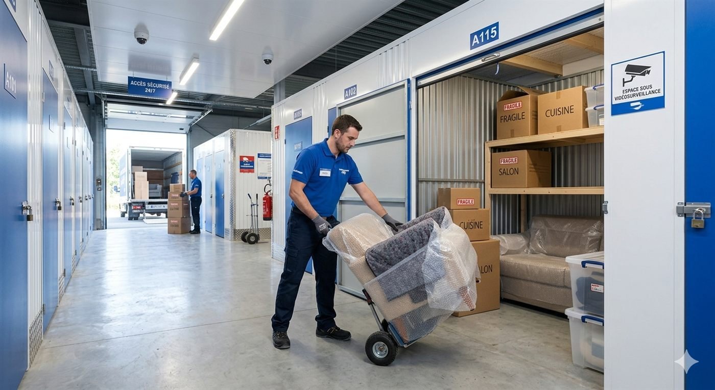Box de stockage sécurisés, vidéosurveillance 24/7, garde-meubles IDF France Services